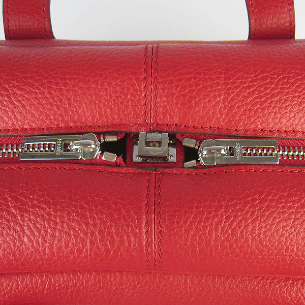 Best Replica Hermes Victoria Cowskin Leather Bags 2010 Red H2802